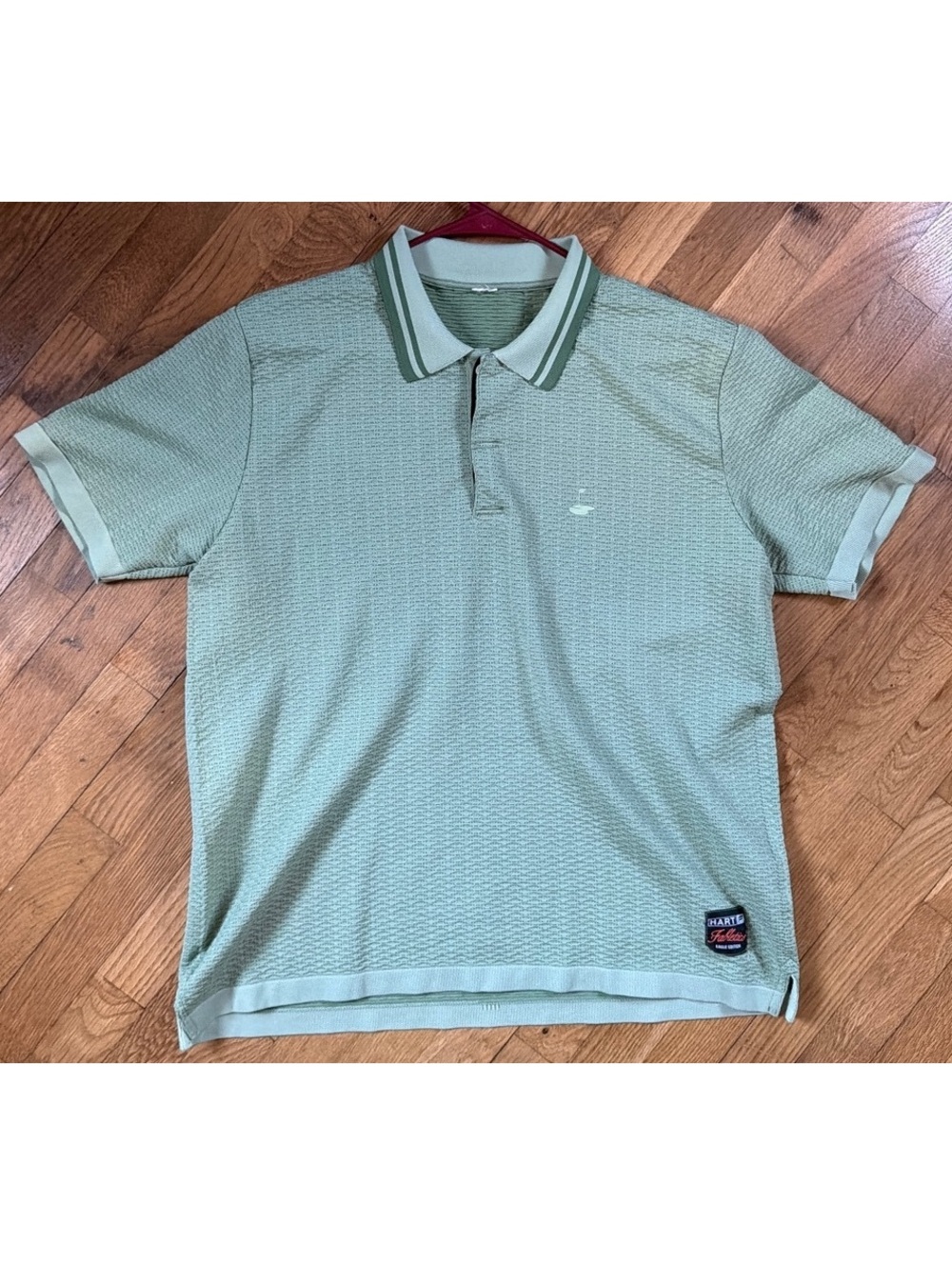 XL - Men - Hart Fabletics Eagle Edition Mint Green Polo